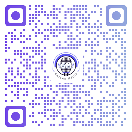 QR code to download Gaylan Media from the App Store